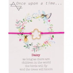 Charm βραχιόλι daisy χρυσό