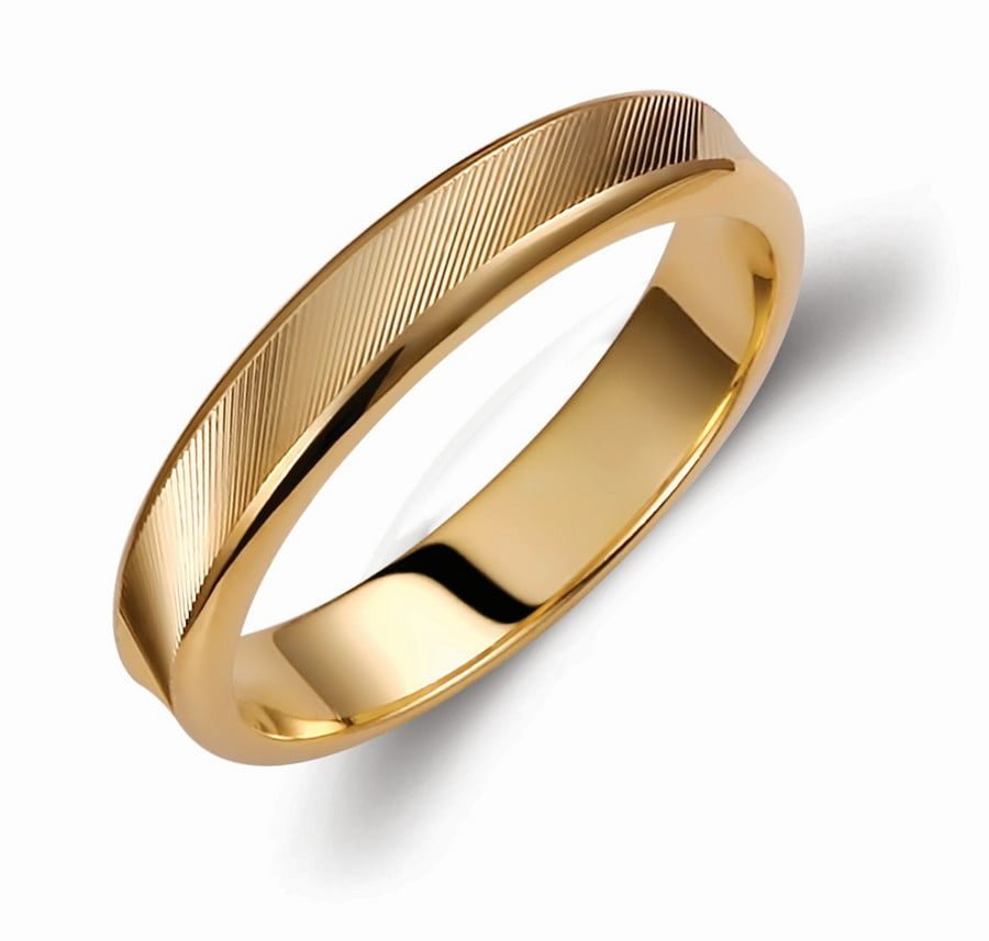 Βέρες Γάμου Valauro Edge 4.00mm 041C 4 Βέρες Γάμου Valauro Edge 4.00mm 041C - Image 2
