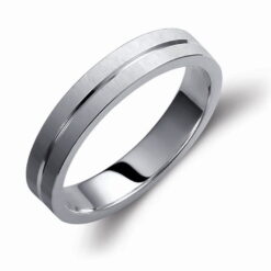 Alternative view of Βέρες Γάμου Valauro Edge 4.00mm 048B