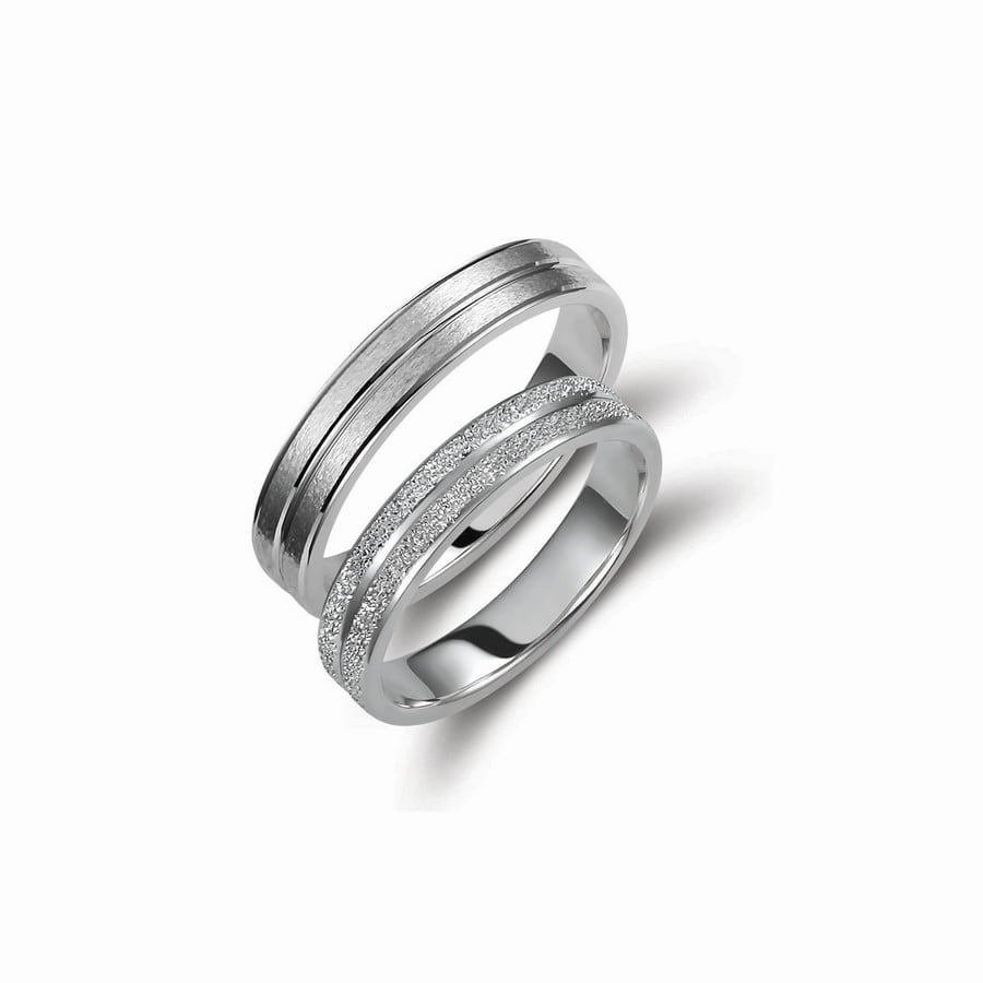 Βέρες Γάμου Valauro Vanity 4.00mm 173B-BA 3 Βέρες Γάμου Valauro Vanity 4.00mm 173B-BA