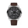 Tommy Hilfiger Decker 1791562 2 1791562 WATCH TOMMY HILFIGER DECKER MENS MULTIFUNCTION DARK GREY BROWN LEATHER STRAP Tommy Hilfiger Decker 1791562 watchbox.gr