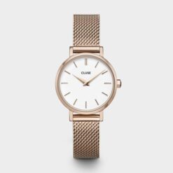Ρολόι Cluse Boho Chic Petite Mesh White - Rose Gold Colour CW0101211003