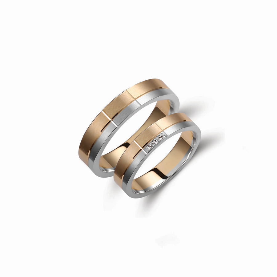 Βέρες Γάμου Valauro Evolution 4.50mm 311A 3 Βέρες Γάμου Valauro Evolution 4.50mm 311A