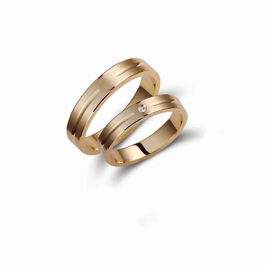 Βέρες Γάμου Valauro Evolution 4.00mm 319C 3 Βέρες Γάμου Valauro Evolution 4.00mm 319C