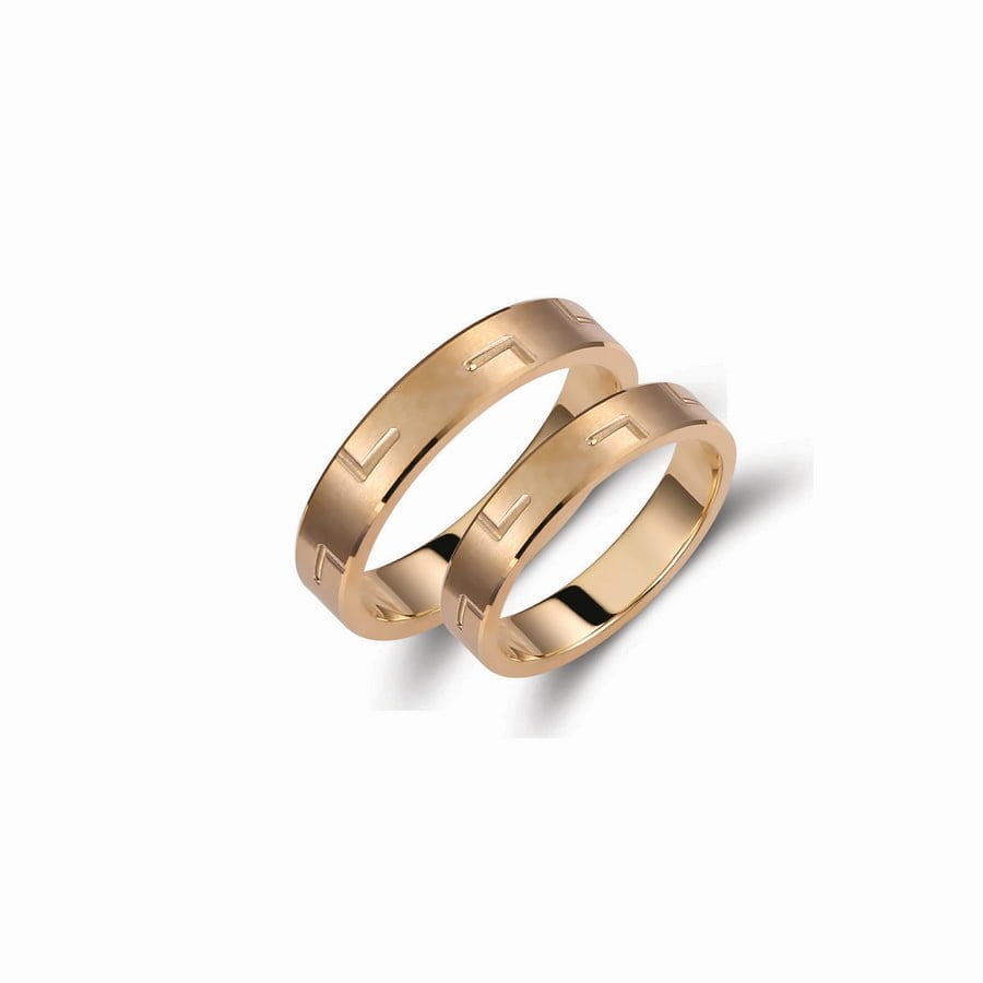 Βέρες Γάμου Valauro Evolution 4.00mm 328C 3 Βέρες Γάμου Valauro Evolution 4.00mm 328C