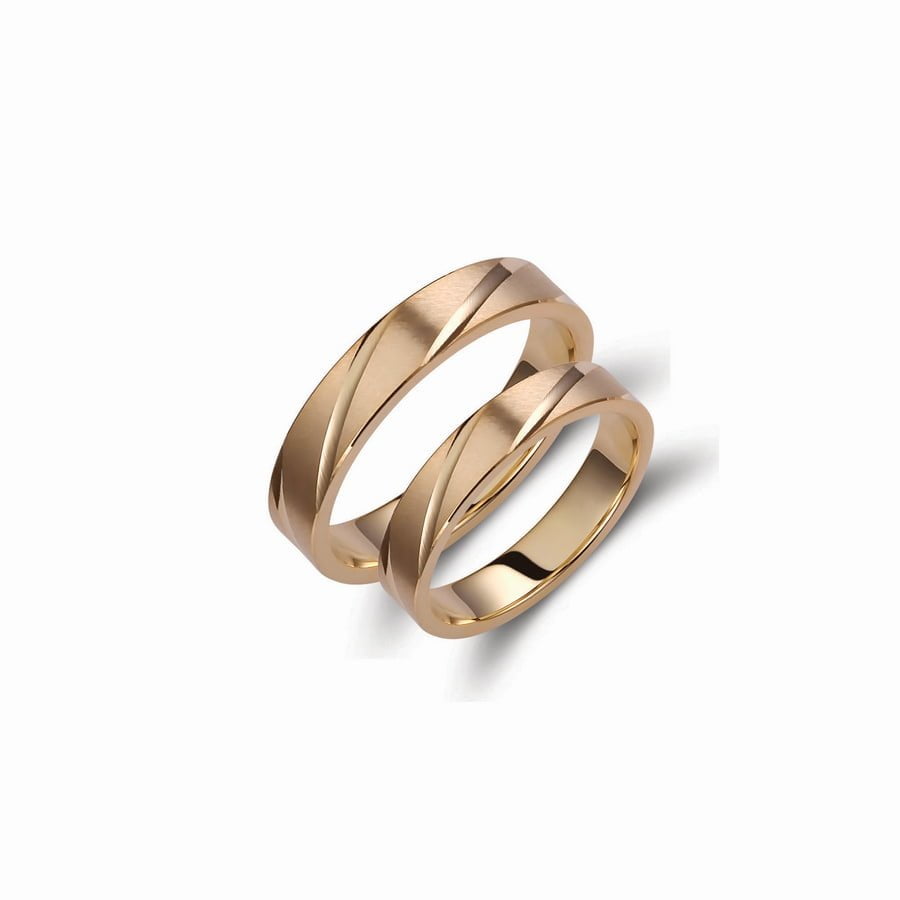 Βέρες Γάμου Valauro Evolution 4.00mm 331C 3 Βέρες Γάμου Valauro Evolution 4.00mm 331C
