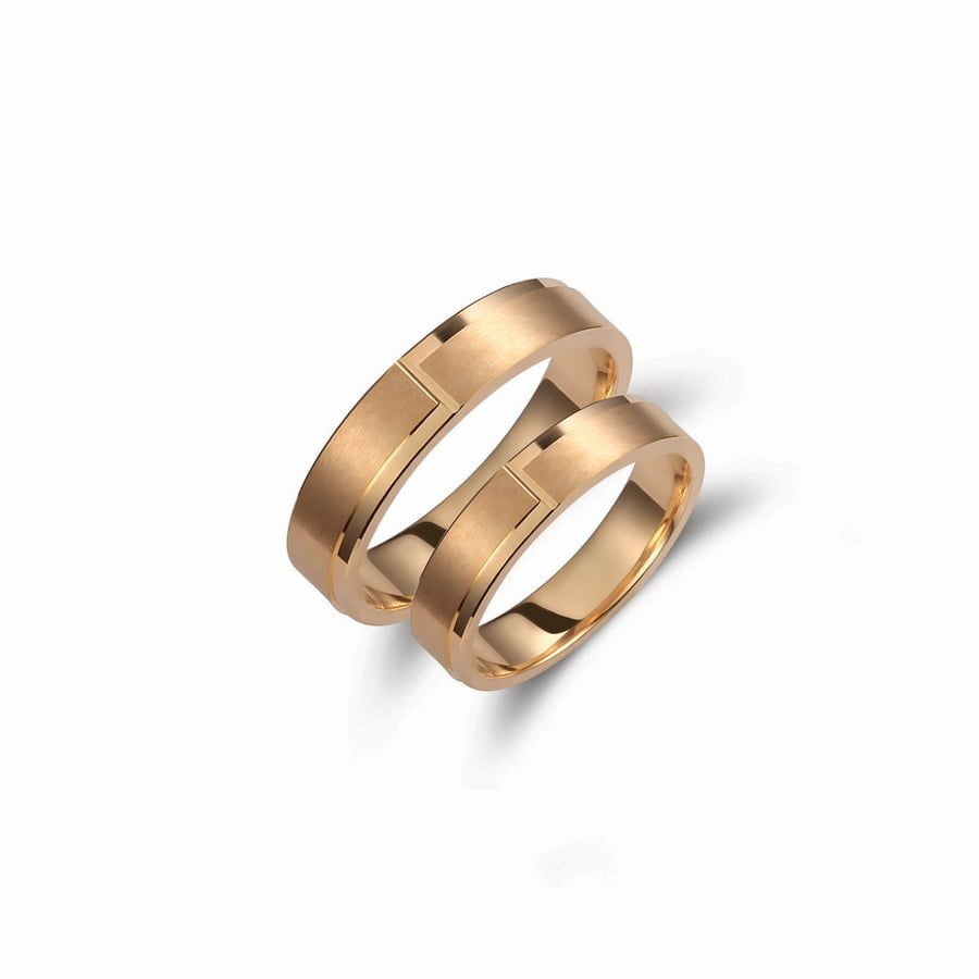 Βέρες Γάμου Valauro Evolution 4.50mm 332C 3 Βέρες Γάμου Valauro Evolution 4.50mm 332C