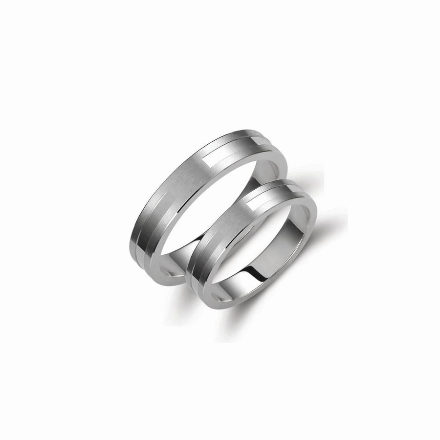 Βέρες Γάμου Valauro Evolution 4.00mm 334B 3 Βέρες Γάμου Valauro Evolution 4.00mm 334B