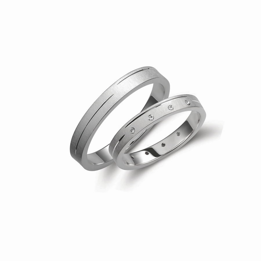 Βέρες Γάμου Valauro Elegance 3.50mm 342B-BA 3 Βέρες Γάμου Valauro Elegance 3.50mm 342B-BA
