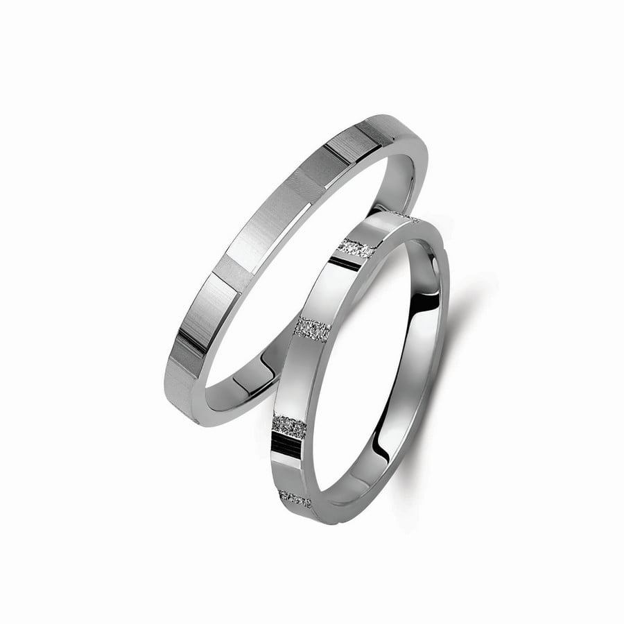 Βέρες Γάμου Valauro Eternity 2.50mm 413B-BA 3 Βέρες Γάμου Valauro Eternity 2.50mm 413B-BA