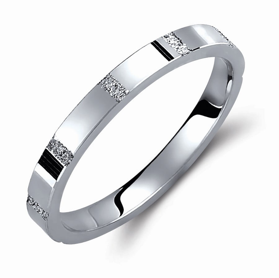 Βέρες Γάμου Valauro Eternity 2.50mm 413B-BA 4 Βέρες Γάμου Valauro Eternity 2.50mm 413B-BA - Image 2