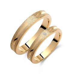 Βέρες Γάμου Valauro Ice Matt 3.50mm 442C-CA