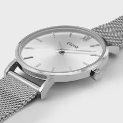 CW0101203011 detail 1136x Ρολόι Cluse Minuit Mesh Full Silver Colour CW0101203011 watchbox.gr