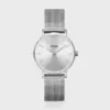 CW0101203011 frontal 1136x Ρολόι Cluse Minuit Mesh Full Silver Colour CW0101203011 watchbox.gr