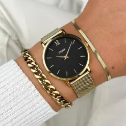 CW01012030171400x1400 1136x Ρολόι Cluse Minuit Mesh Black Gold Colour CW0101203017 watchbox.gr