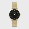 CW0101203017 F af8d1d1a b4b5 4cd8 957d 3f72fa634bb2 1136x Ρολόι Cluse Minuit Mesh Black Gold Colour CW0101203017 watchbox.gr