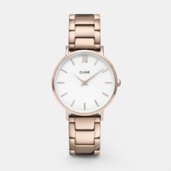 Ρολόι Cluse Minuit Steel White - Rose Gold Colour CW0101203027