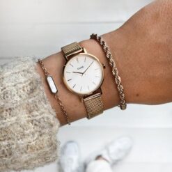 Alternative view of Ρολόι Cluse Boho Chic Petite Mesh White - Rose Gold Colour CW0101211003