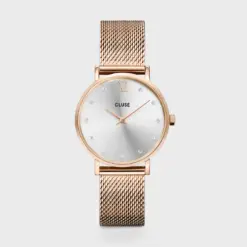 Ρολόι Cluse Minuit Mesh Crystals CW10205