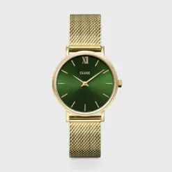 Ρολόι Cluse Minuit Mesh Green CW10206