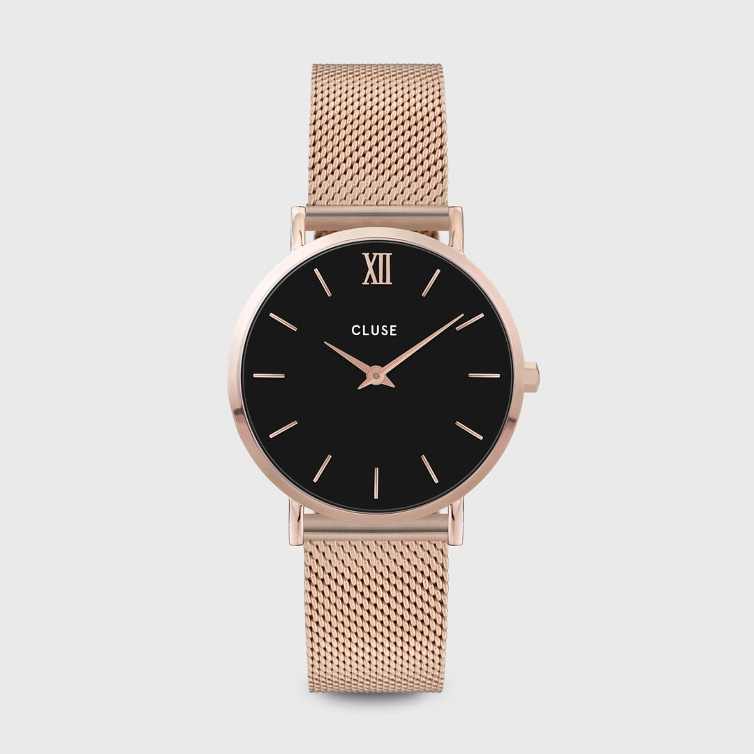 Ρολόι Cluse Minuit Mesh Black CW0101203003 3 Ρολόι Cluse Minuit Mesh Black CW0101203003