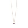 Κολιέ ασήμι μοτίφ σμάλτο 1 O1 404R purple lilac Κολιέ ασήμι μοτίφ σμάλτο watchbox.gr