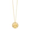 Κολιέ επίχρυσο mandala flower Ο2 703ΕΚ