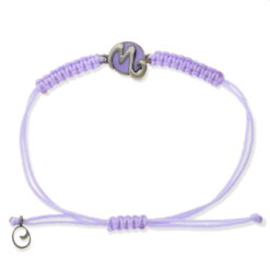 O3 312A lilac 2 Βραχιόλι ασήμι 925 'μ' λιλά watchbox.gr