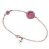 O3 402R1 pink bordeaux Βραχιόλι ασήμι μοτίφ σμάλτο watchbox.gr