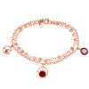 Bραχιόλι charms μάτια από ορείχαλκο Ο3 624ΕΖ