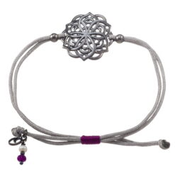 Βραχιόλι από ασήμι 925 mandala flower Ο3 708Μ