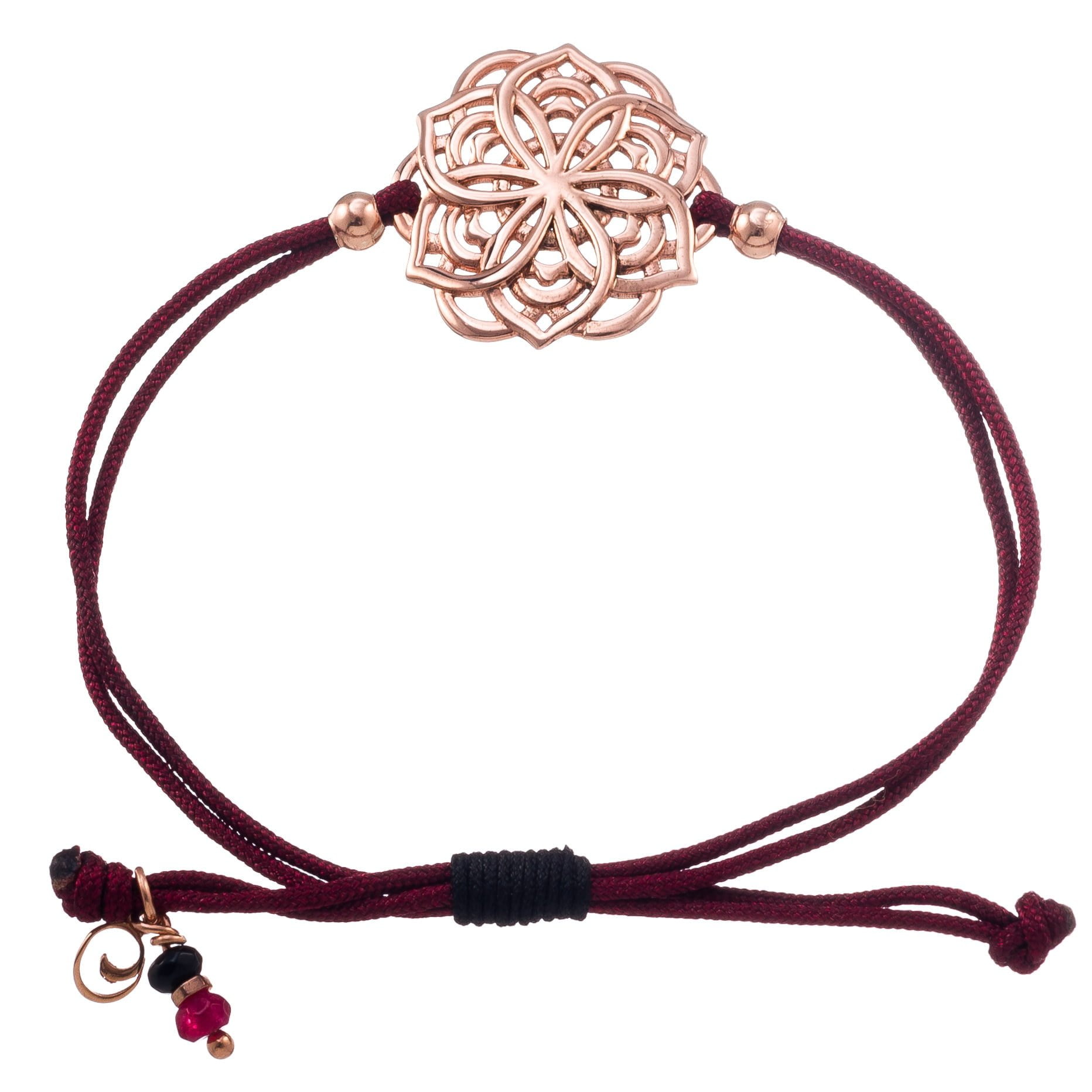 Βραχιόλι από ασήμι 925 mandala flower Ο3 708Ρ 3 Βραχιόλι από ασήμι 925 mandala flower Ο3 708Ρ
