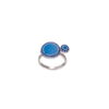 Δαχτυλίδι ασήμι μοτίφ σμάλτο 2 O8 412L blue Δαχτυλίδι ασήμι μοτίφ σμάλτο watchbox.gr