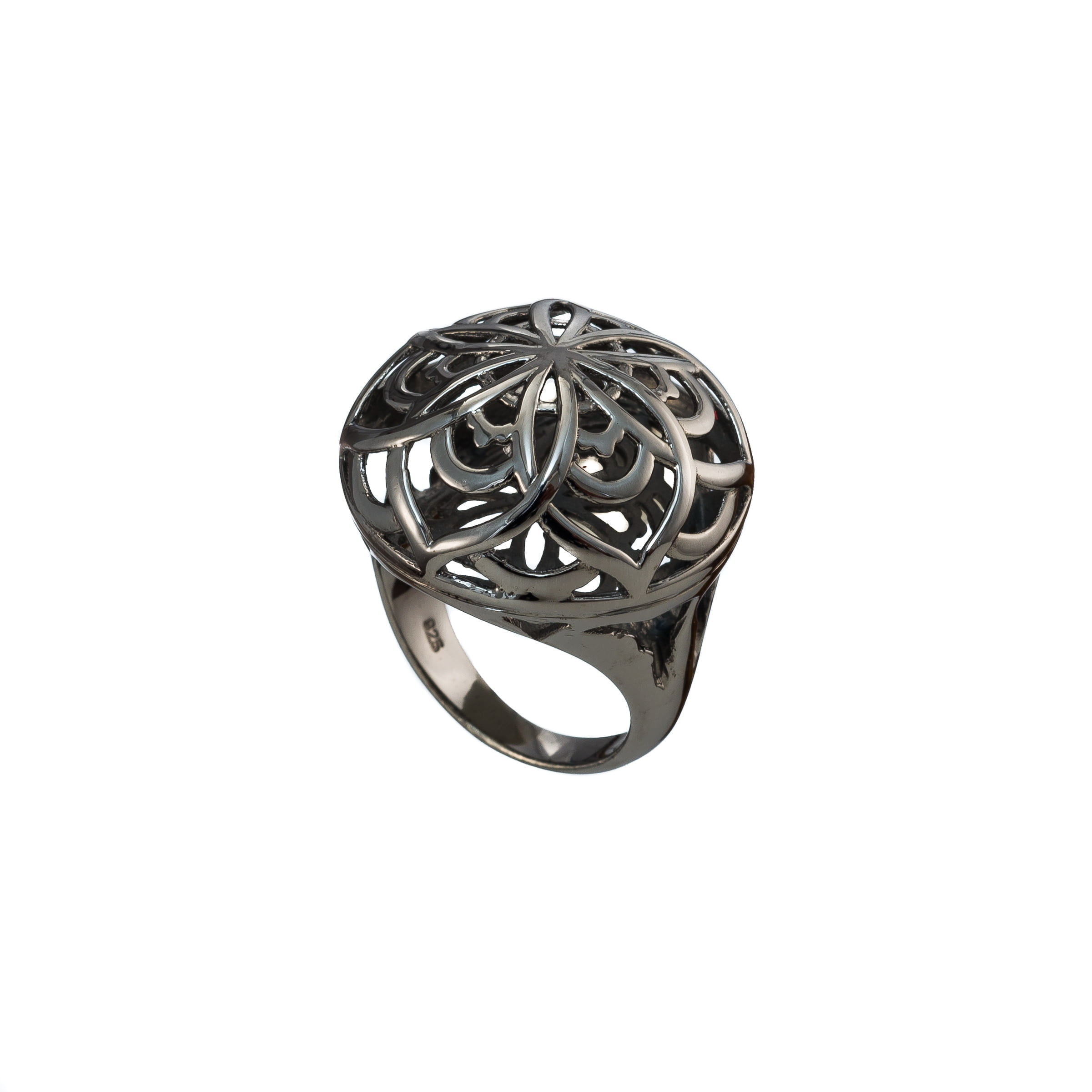 Δαχτυλίδι από ασήμι 925 mandala flower Ο8 707Μ 3 Δαχτυλίδι από ασήμι 925 mandala flower Ο8 707Μ