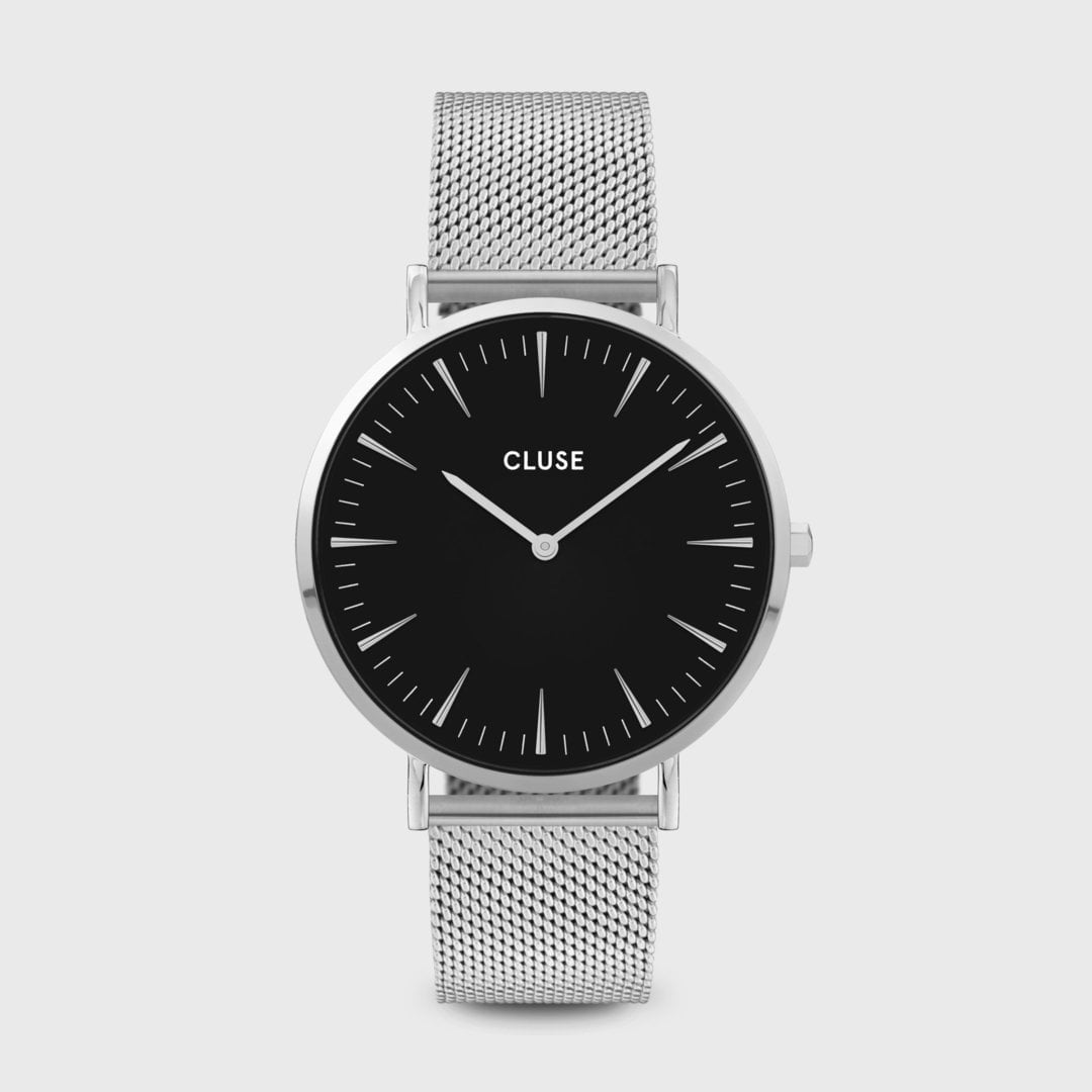 Ρολόι Cluse Boho Chic Mesh Black Silver Colour CW0101201004 3 Ρολόι Cluse Boho Chic Mesh Black Silver Colour CW0101201004