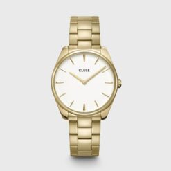 Ρολόι Cluse Féroce Steel White - Gold Colour CW0101212005