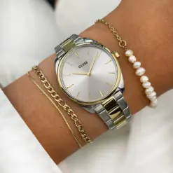 wristshot CW11207 1400x1400 48f0047b 3451 4da1 8240 4dd7fe2e7647 1136x Ρολόι Cluse Féroce Petite Steel Bicolour CW11207 watchbox.gr