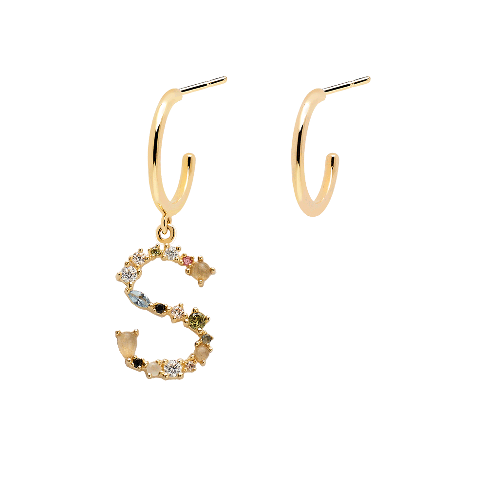 Σκουλαρίκια PDPAOLA Letters - “S” 3 Σκουλαρίκια PDPAOLA Letters - “S”