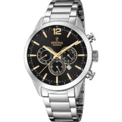 Festina Ανδρικό Ρολόι Χρονογράφος με μπρασελέ F20343/4