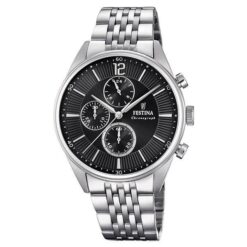 Festina Ανδρικό Ρολόι Χρονογράφος με μπρασελέ F20285/4