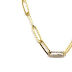 Γυναικείο κολιέ paperclip χρυσό 14K 0179 5 K0179Y14 2 Γυναικείο κολιέ paperclip χρυσό 14K 0179 watchbox.gr