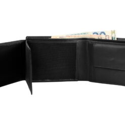 image 3000370 001 2 Ανδρικό πορτοφόλι δερμάτινο σε μαύρο χρώμα watchbox.gr