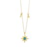 Κολιέ σε ασήμι 925 Moon And Stars αστέρι μπλε O2 115K 2 O2 115K light blue Κολιέ σε ασήμι 925 Moon And Stars αστέρι μπλε O2 115K watchbox.gr