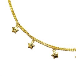 Alternative view of Γυναικείο κολιέ χρυσό από ασήμι 925 KD185