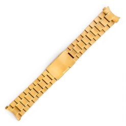 Μεταλλικό μπρασελέ WATCHBOX χρυσό μασίφ 18mm – 24mm