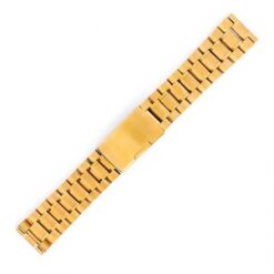 Μεταλλικό μπρασελέ WATCHBOX χρυσό μασίφ 18mm – 28mm