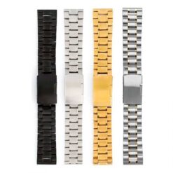 Alternative view of Μεταλλικό μπρασελέ WATCHBOX ασημί – χρυσό μασίφ 18mm – 24mm