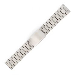 Μεταλλικό μπρασελέ WATCHBOX ασημί μασίφ 18mm – 26mm