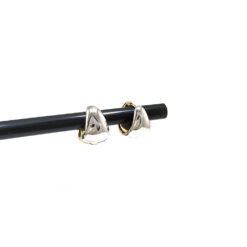 Σκουλαρίκια κρεμαστά δίχρωμα 14K 7 SK00019YW14 Σκουλαρίκια κρεμαστά δίχρωμα 14K watchbox.gr