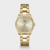 CW11212 frontal 1136x Ρολόι Cluse Féroce Petite Steel Full Gold Colour CW11212 watchbox.gr